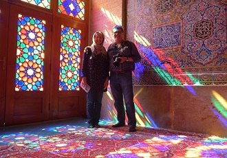 Court voyage, Mosquee de Nasir, shiraz, Iran