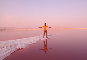 Iran Salt lake tour